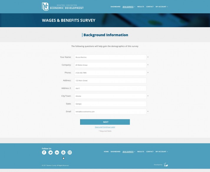  Profile's page 