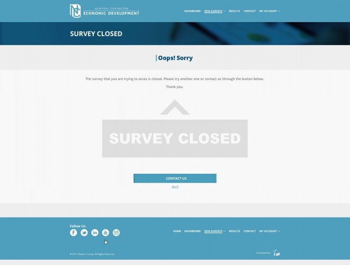  Survey close's page 
